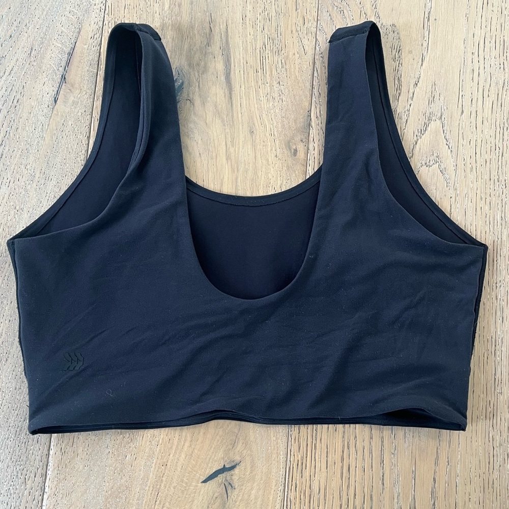 All In Motion Women X-Large Everyday Soft Black Bralette Yoga Sports Bra - Picture 2 of 3